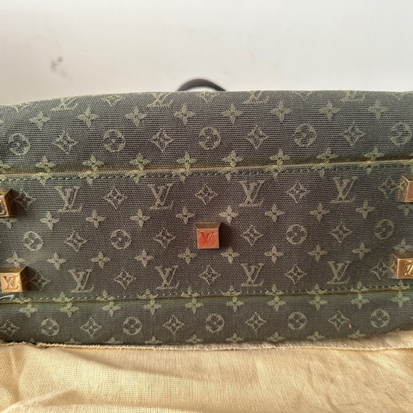 Vintage Josephine Handbag Mini Lin PM and Sarah Mini Mongram wallet set. - Picture 3 of 16